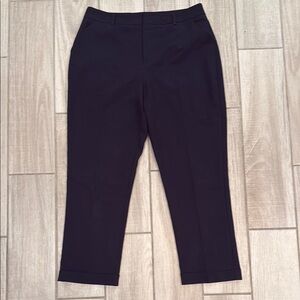 Black Cropped Trousers
